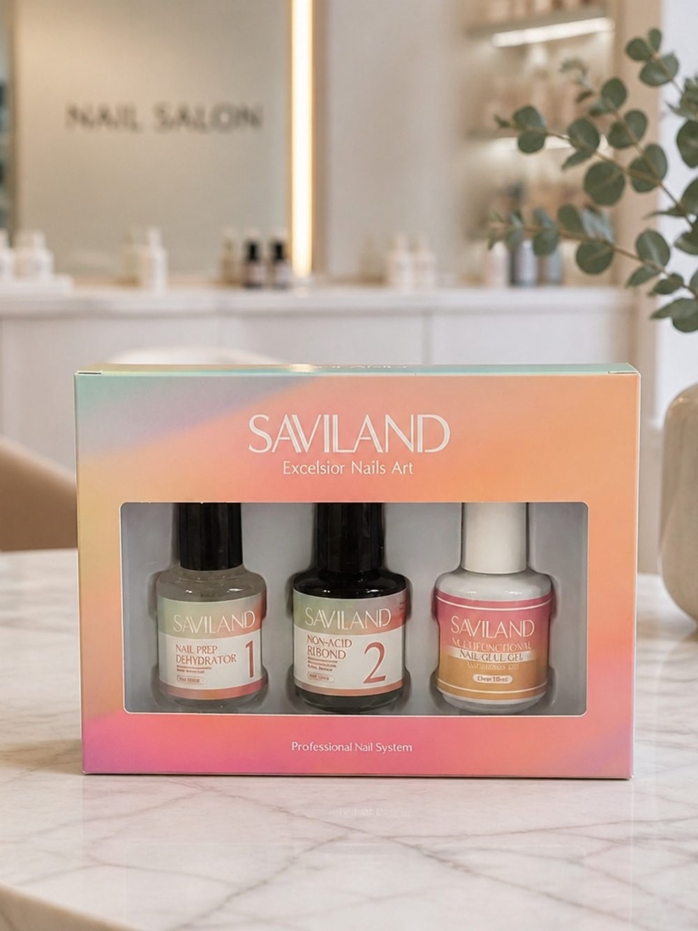 Professional Nail Care Trio — Pink Set